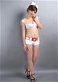 Thousands of beauties: lone Asian woman Fan